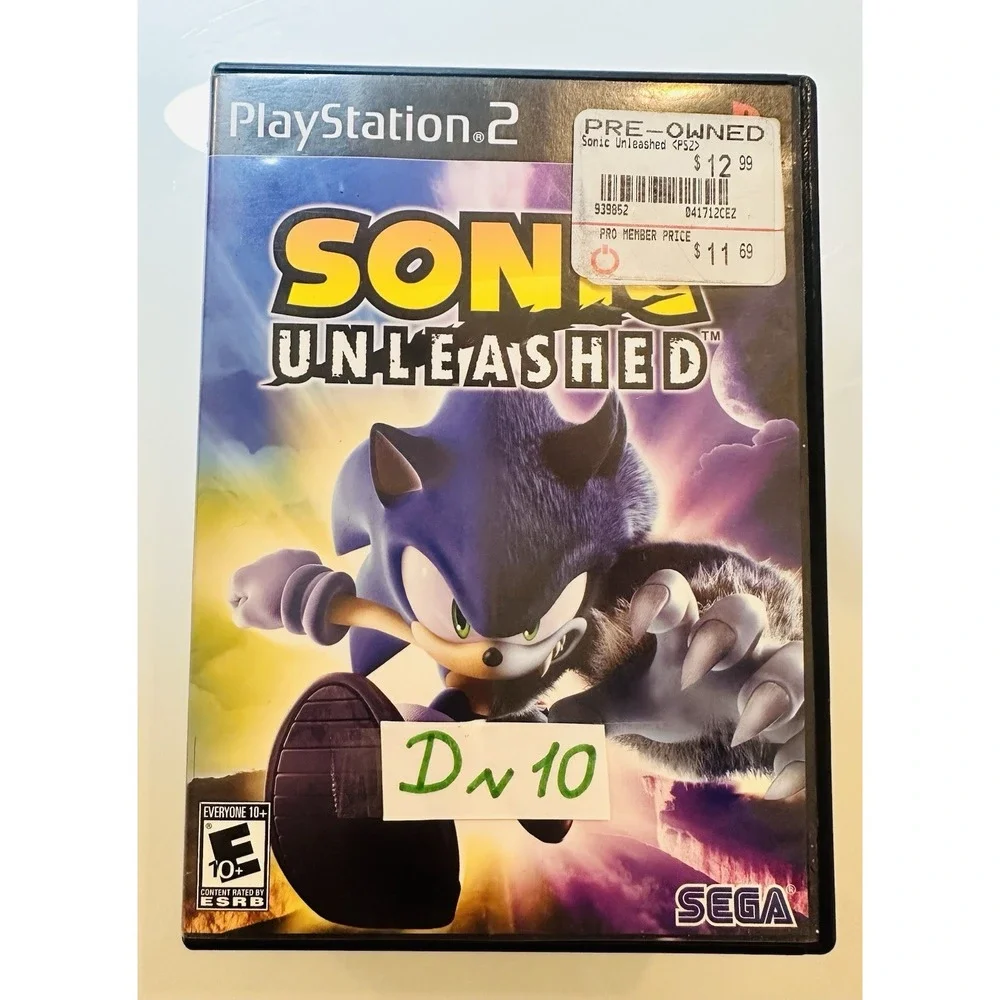 Sony PlayStation 2 LOT 4 Shrek  Finding Nemo Sonic Unleashed Harry Potter